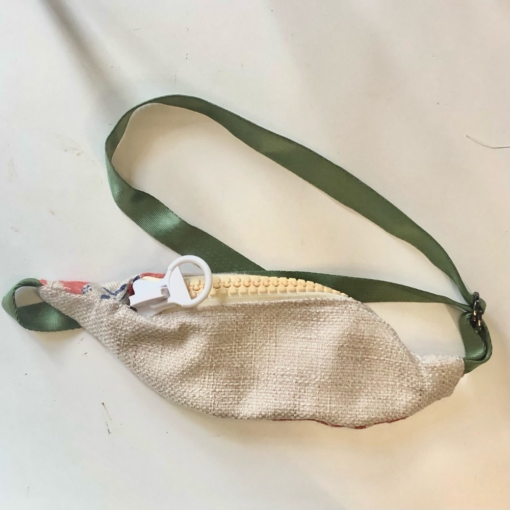 Fanny Pack to make a statement.  It is handmade in NC, from reclaimed fabric.